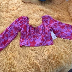Billabong Bo ho top.  New with tags small pink